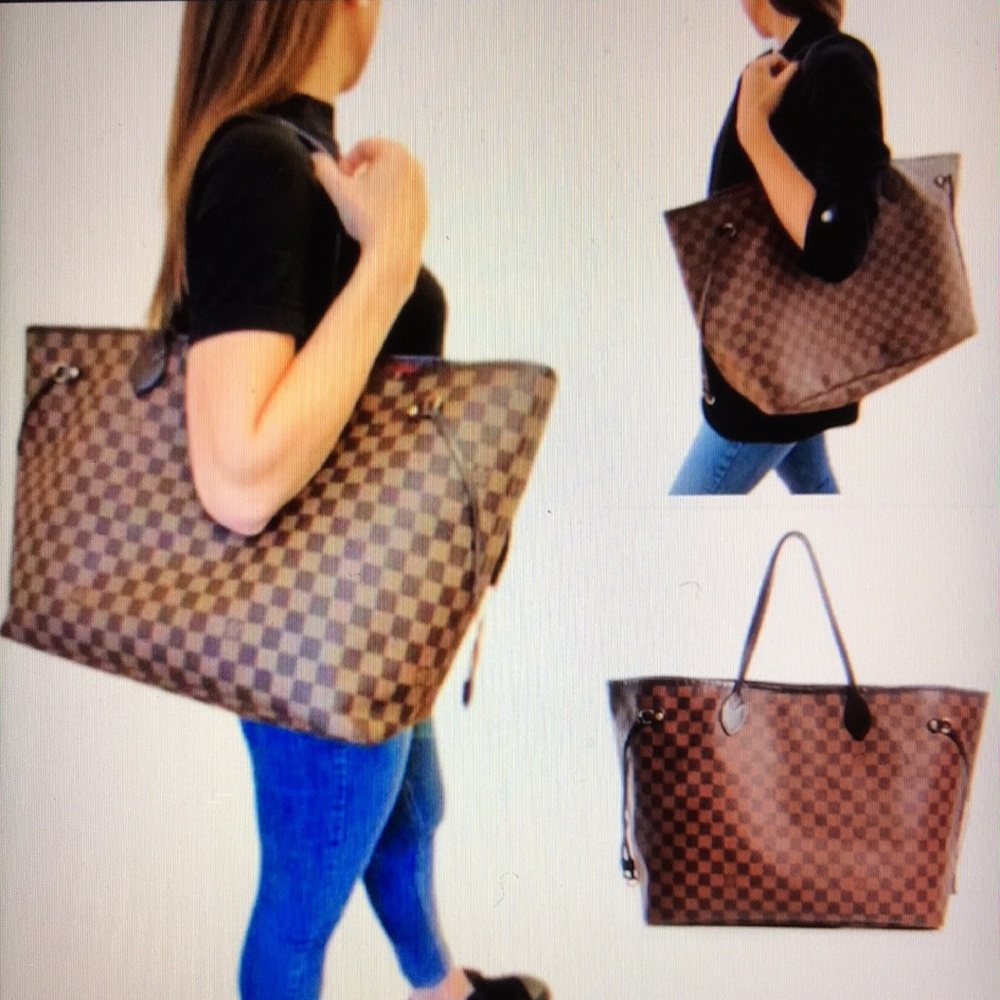 W/Receipt 🌺🌺 AUTHENTIC🌺🌺 Louis Vuitton Damier Neverfull GM